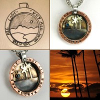 Landscape Remembrance Pendant
